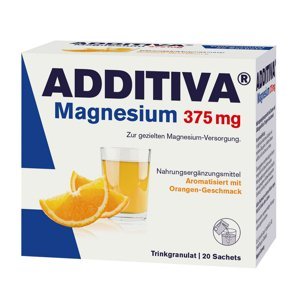 ADDITIVA Magnesium 375 mg nápoj pomeranč 20 sáčků