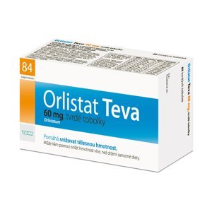 TEVA Orlistat 60 mg 84 kapslí