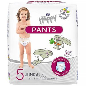 BELLA HAPPY Baby pants junior natahovací plenkové kalhotky 22 kusů