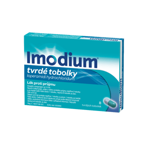 IMODIUM® 2 mg tvrdé tobolky 8 ks