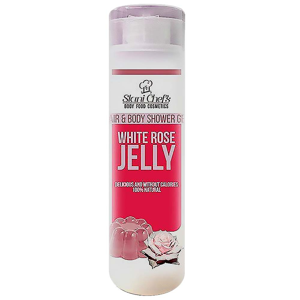 STANI CHEF'S Přírodní sprchový gel na tělo a vlasy Želé z bílé růže 250 ml