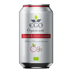 EGO Biolimonáda jablko a černý rybíz 330 ml BIO