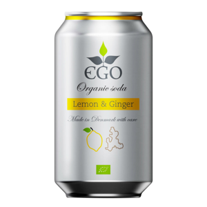 EGO Biolimonáda citrón a zázvor 330 ml BIO