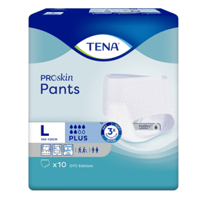TENA Pants plus natahovací absorpční kalhotky 6 kapek vel. L 10 kusů