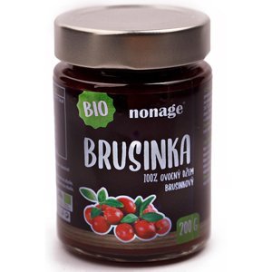 NONAGE Brusinkový ovocný džem 200 g BIO