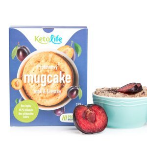 KETOLIFE Proteinový mugcake mák a švestky 175 g