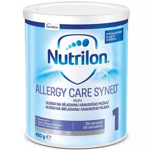 NUTRILON 1 Allergy Care Syneo por. plv. sol. Počáteční kojenecká výživa od narození 450 g