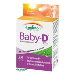 JAMIESON Baby-D3 Vitamín D3 400 IU kapky 11,7ml