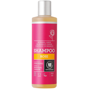 URTEKRAM BIO Růžový šampon pro normální vlasy 250 ml