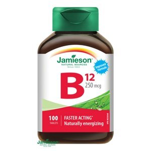 JAMIESON Vitamín B12 metylkobalamín 250mcg 100 tablet