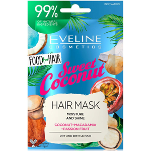 EVELINE Food For Hair Vlasová maska Coconut 20 ml