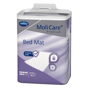 MOLICARE Bed Mat Inkontinenční podložka 8 kapek 60 x 60 cm 30 kusů