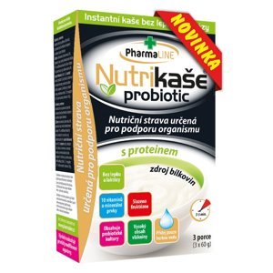 PHARMALINE Nutrikaše probiotic S proteinem 3x 60 g