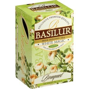BASILUR Bouquet White Magic zelený čaj 25 sáčků