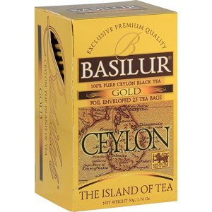 BASILUR Island of Tea Gold černý čaj 25 sáčků