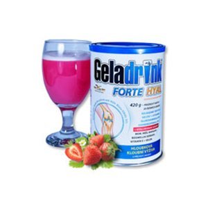 GELADRINK Forte Hyal nápoj jahoda 420 g