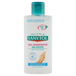 SANYTOL Dezinfekční gel na ruce Allantoin & Aloe Vera pro citlivou pokožku 75 ml