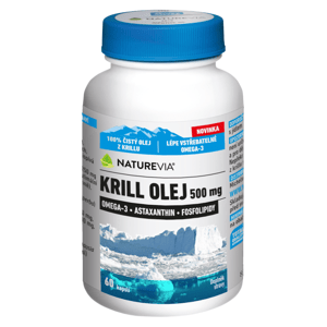 NATUREVIA Krill olej 500 mg 60 kapslí