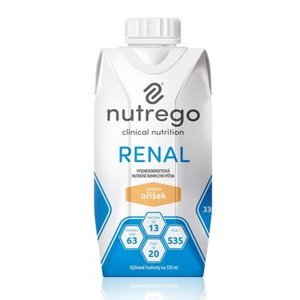 NUTREGO RENAL Výživa 12 x 330 ml, Příchuť: Cappuccino