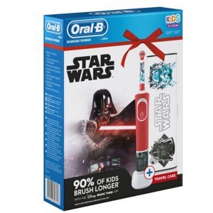 ORAL-B Vitality D100 Star Wars dětský zubní kartáček + cestovní pouzdro