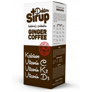 DOKTOR SIRUP Kalciový Ginger Coffee 200 ml