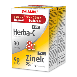 WALMARK Herba-C 30 tablet & Zinek 25 mg 90 tablet PROMO 2020