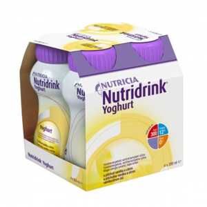NUTRIDRINK Yoghurt s příchutí vanilka a citrón 4 x 200 ml