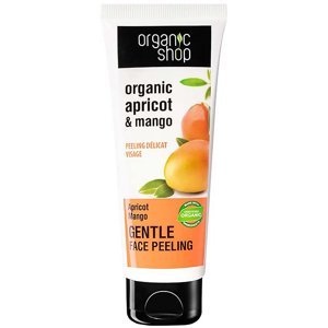 ORGANIC SHOP Jemný peeling na obličej Meruňkové mango 75 ml