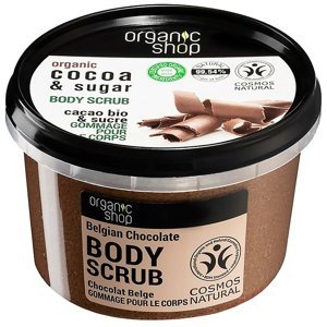 ORGANIC SHOP Tělový peeling Belgická čokoláda 250 ml