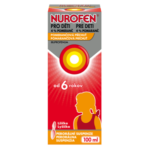 NUROFEN Pro děti 4% pomeranč 40 mg/ml 100 ml