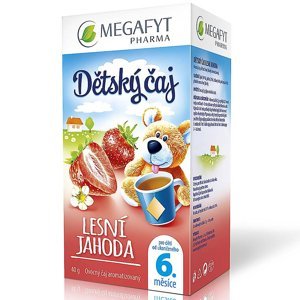 MEGAFYT Dětský čaj lesní jahoda 20 x 2 g