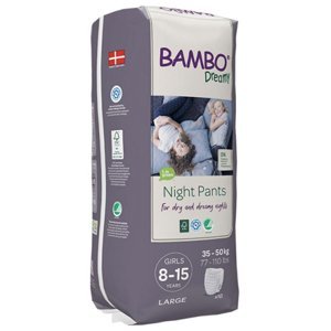 BAMBO Dreamy Night Pants 8 až 15 let Girl 35-50 kg 10 ks