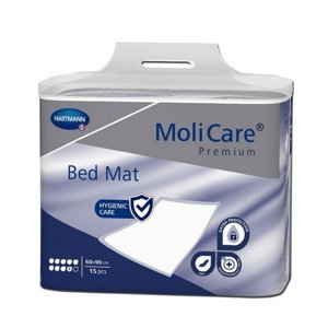 MOLICARE Bed Mat Inkontinenční podložka 9 kapek 60 x 90 cm 15 kusů