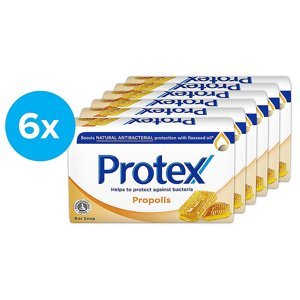 PROTEX Propolis Tuhé mýdlo s přirozenou antibakteriální ochranou 6x 90 g