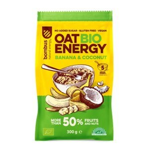 BOMBUS Oat energy banana & coconut ovesná kaše 65 g BIO