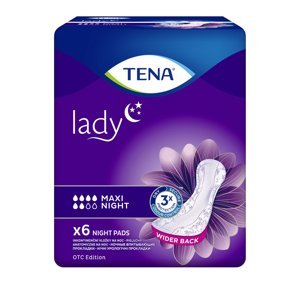 TENA Lady maxi night inkontinenční vložky 6 kusů 760984