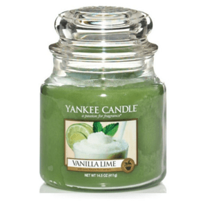 YANKEE CANDLE Classic Vonná svíčka střední Vanilla Lime 411 g