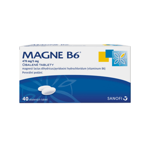 Magne B6 470 mg / 5 mg 40 tablet