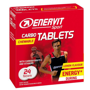 ENERVIT Carbo tablets citron 24 tablet