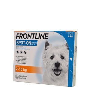 FRONTLINE Spot-on pro psy S 0,67 ml 3 pipety