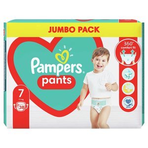 PAMPERS Pants vel.7 Plenkové kalhotky 17kg+ 38 ks
