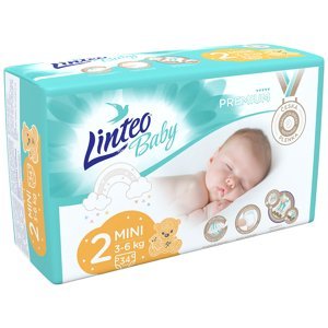 LINTEO Baby Premium Dětské plenky MINI 3-6kg 34 ks
