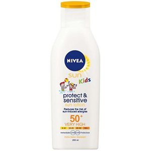 NIVEA Sun Sensitive Protect Dětské mléko na opalování OF 50+ 200 ml