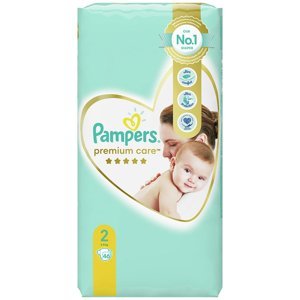 PAMPERS Premium Care S2 MINI dětské plenky 4-8kg 46 ks