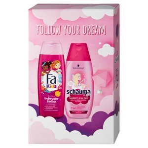 FA  Sprchový gel 250ml + SCHAUMA Šampon pro holčičky 250ml Dárkové balení