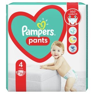 PAMPERS Pants vel.4 Plenkové kalhotky 9-15kg 25 ks