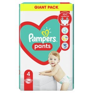 PAMPERS Pants vel.4 Plenkové kalhotky 9-15kg 66 ks