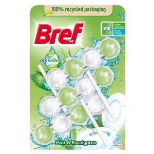 BREF Tuhý WC blok ProNature Mint 3 x 50 g