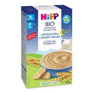 HiPP Na dobrou noc s dětskými keksy od 6. měs. BIO 250 ml
