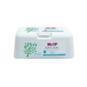 HiPP BabySanft Čistící vlhčené ubrousky Aqua 60 ks + box, poškozený obal